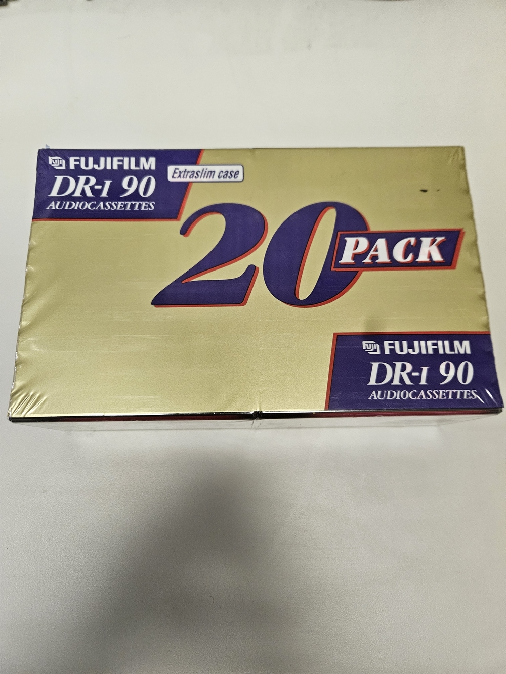 Packaged Fujifilm Audio Cassettes